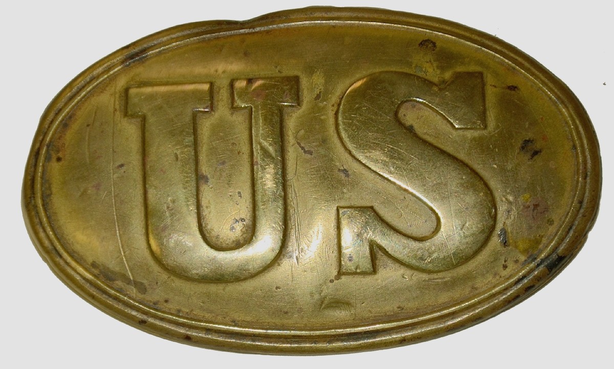 US PATTERN 1839 CARTRIDGE BOX PLATE