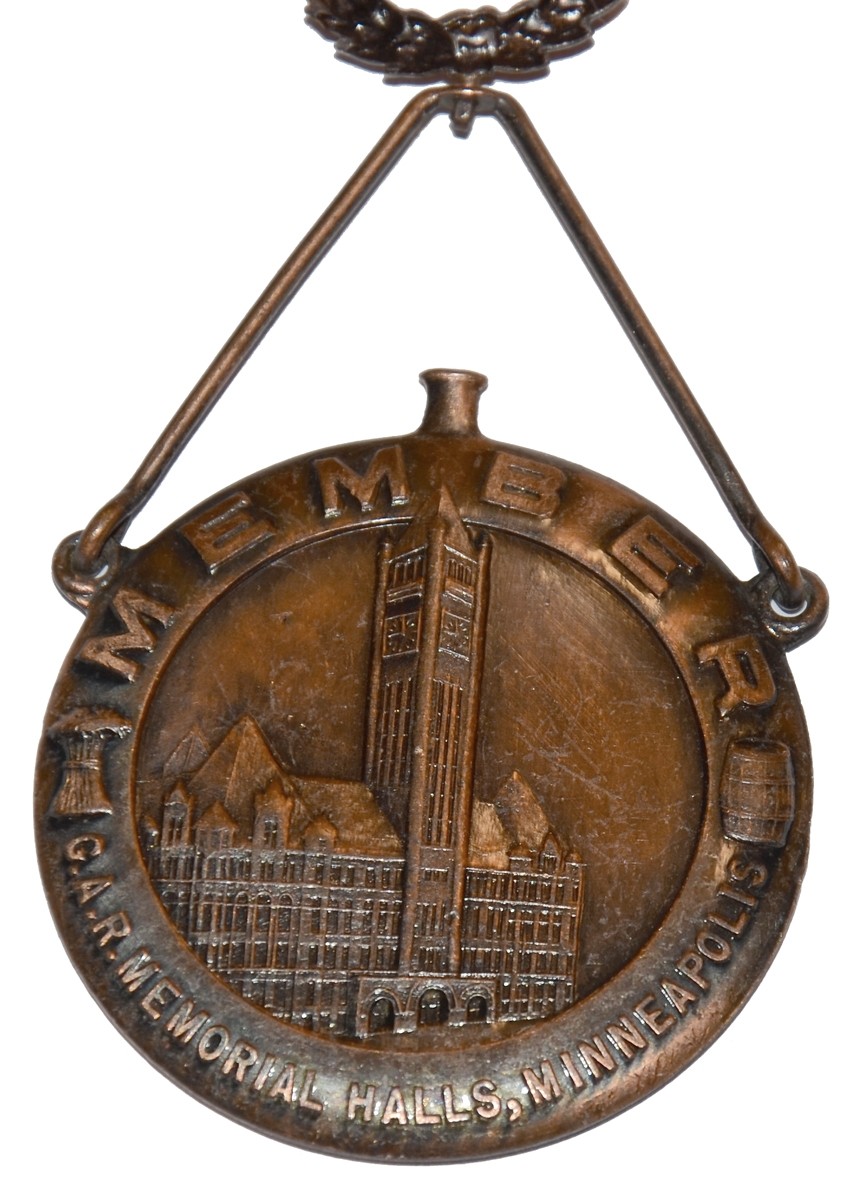 1906 MINNEAPOLIS G A R NATIONAL ENCAMPMENT MEDAL Horse Soldier