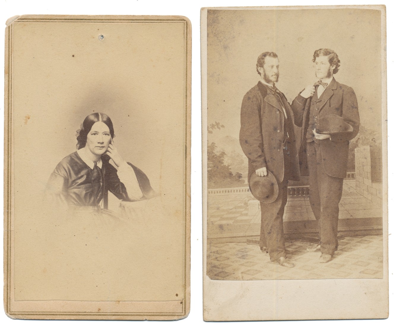PAIR OF PARKE FAMILY CDV’S