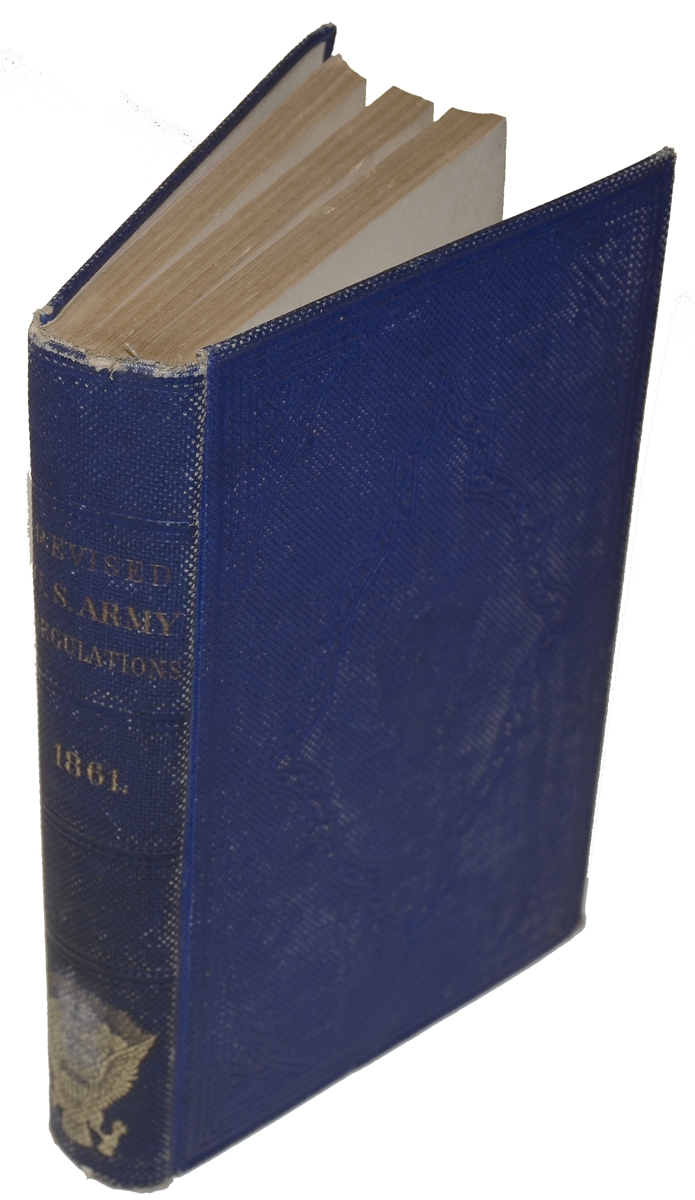 IDENTIFIED COPY OF THE US ARMY REGULATIONS OF 1861 – LT. COLONEL JAMES DUNCAN GRAHAM