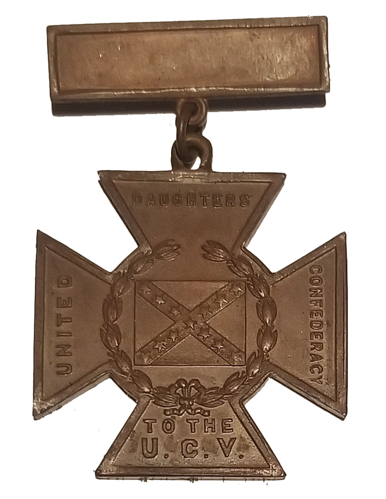 UNITED DAUGHTERS OF THE CONFEDERACY SOUTHERN CROSS OF HONOR