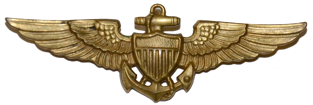 US WORLD WAR TWO NAVY AVIATOR WINGS 