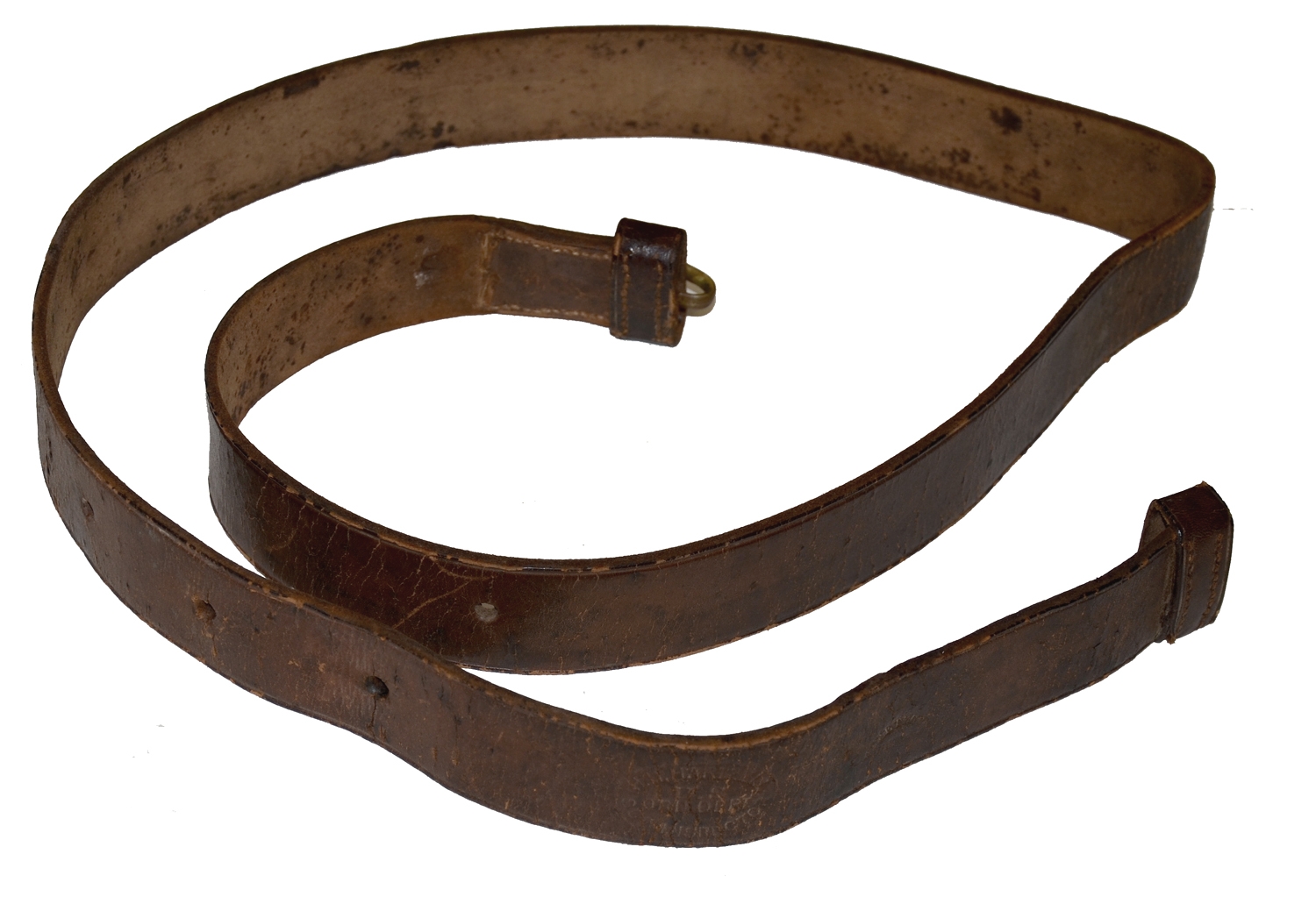 CIVIL WAR U.S. PATTERN 1850 RIFLE SLING BY METZGER WITH INSPECTOR MARKS