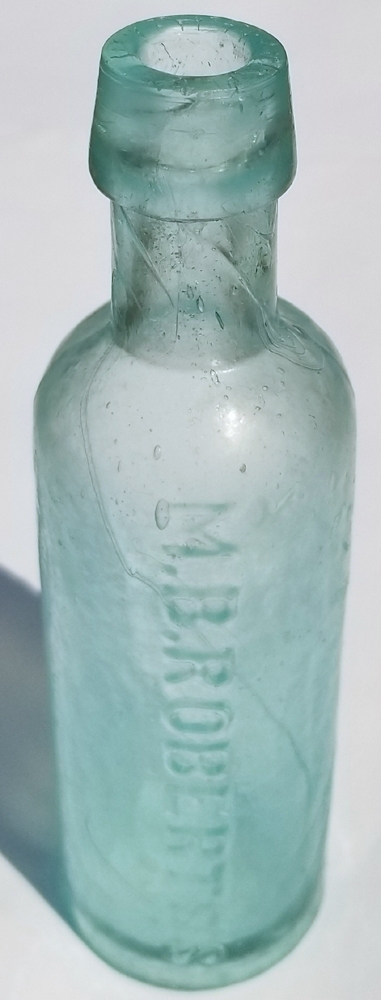 M.B. ROBERTS'S VEGETABLE EMBROCATION BOTTLE 