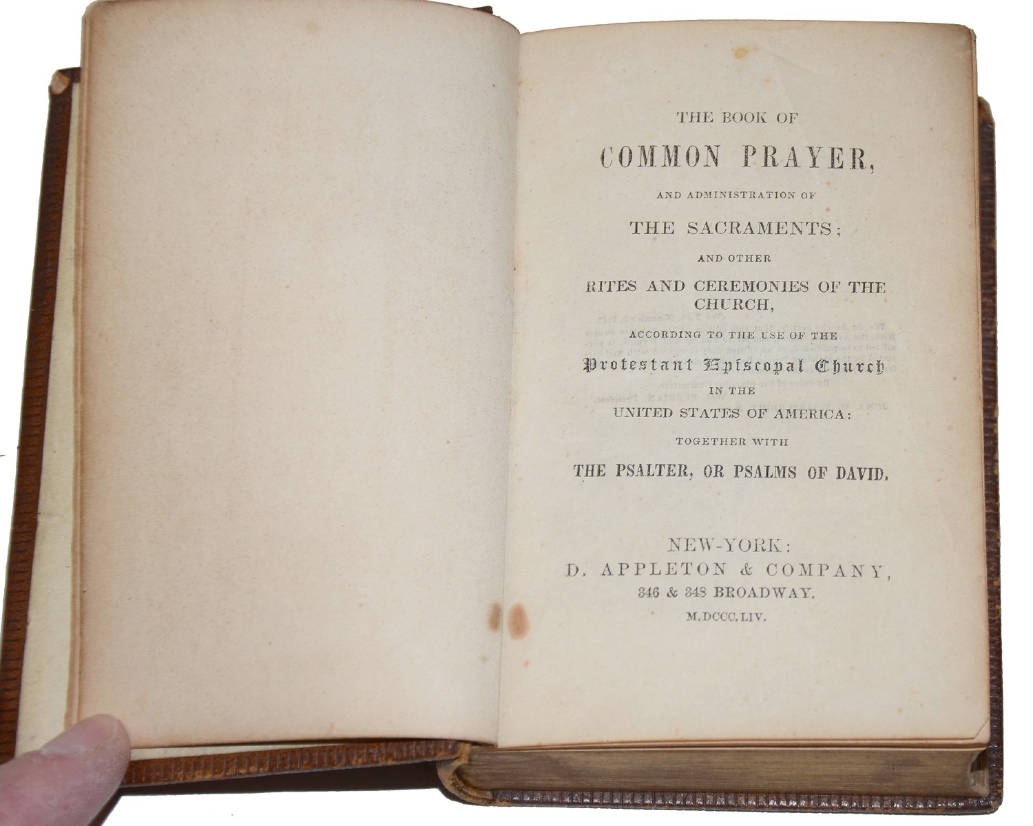 BOOK OF COMMON PRAYER /PROTESTANT EPISCOPAL CHURCH / UNITED STATES OF