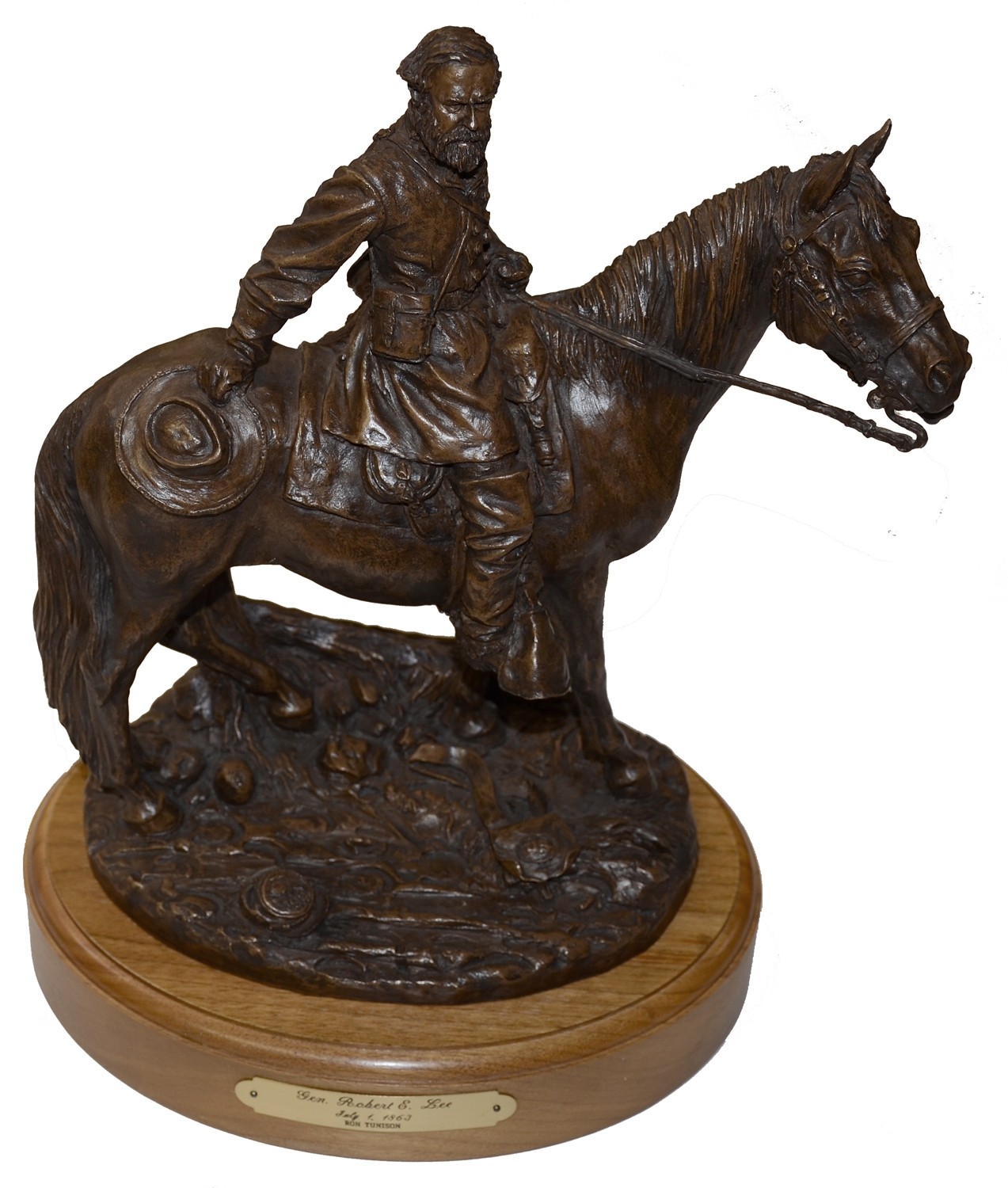“ROBERT E. LEE, JULY 1ST, 1863” SCULPTURE BY RON TUNISON 