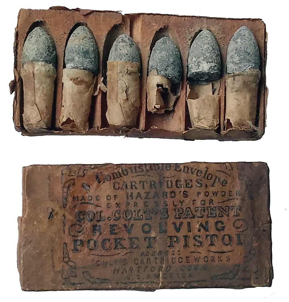 OPEN PACK OF CARTRIDGES FOR COLT’S POCKET PISTOL