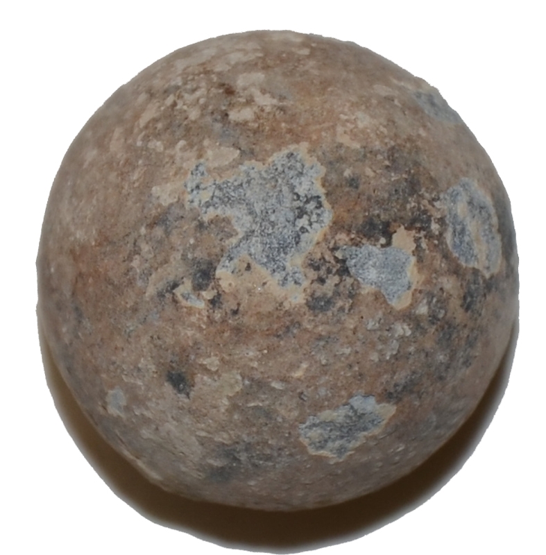 CS .69 CAL. ROUND MUSKET BALL RECOVERED IN FIELD BETWEEN REYNOLDS’ WOODS & THE MCPHERSON BARN, GETTYSBURG