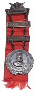 1904 DEPARTMENT OF NEW YORK GAR BADGE