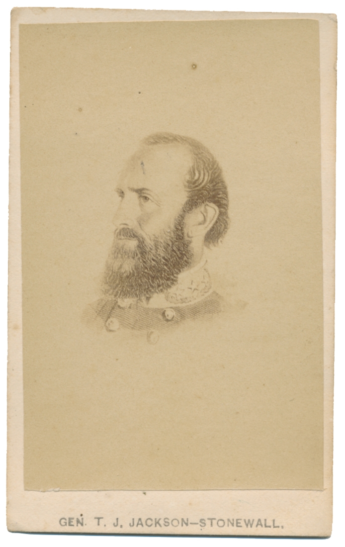 WARTIME LITHO OF CONFEDERATE GENERAL STONEWALL JACKSON
