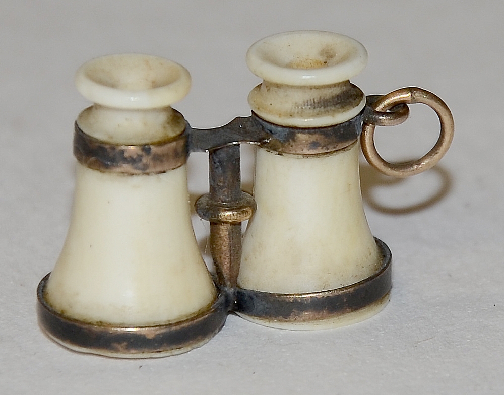 SOUVENIR “STANHOPE” BINOCULARS WITH VIEWS OF TEN COMMANDMENTS AND LORD’S PRAYER