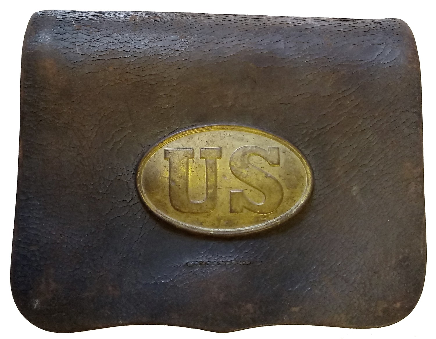 REGULATION 1861 CARTRIDGE BOX WITH PLATE, TINS, AND CARTRIDGES!