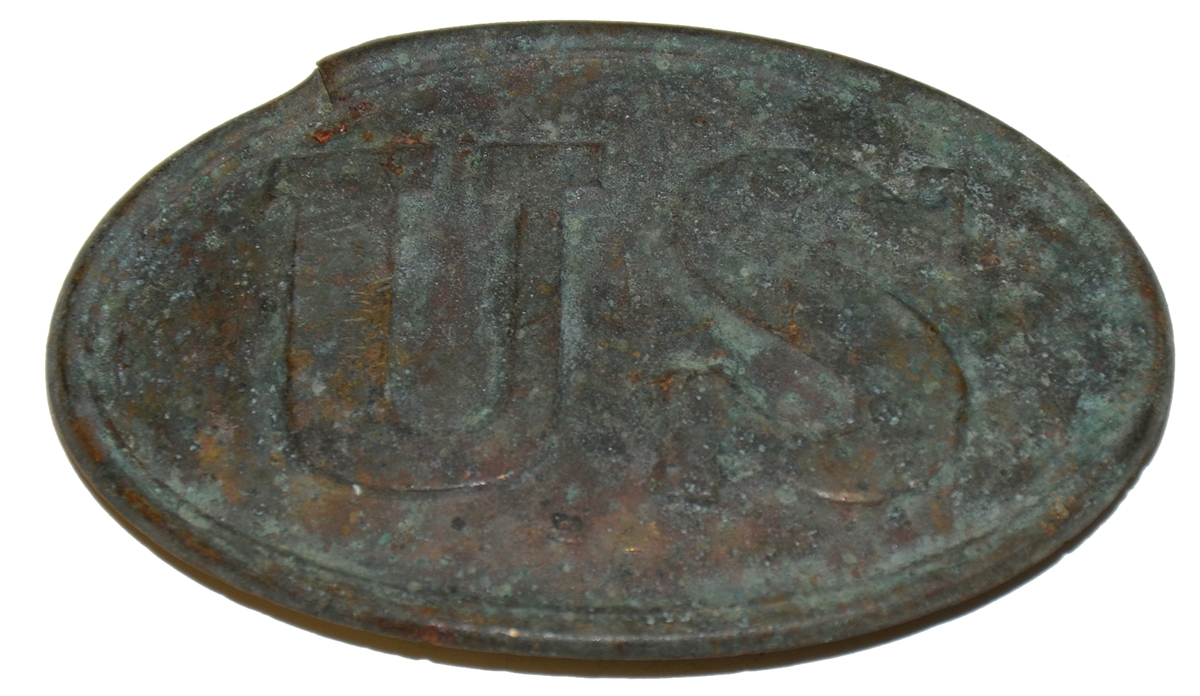 US PATTERN 1839 WAIST BELT PLATE FROM ROSENSTEEL GETTYSBURG COLLECTION 