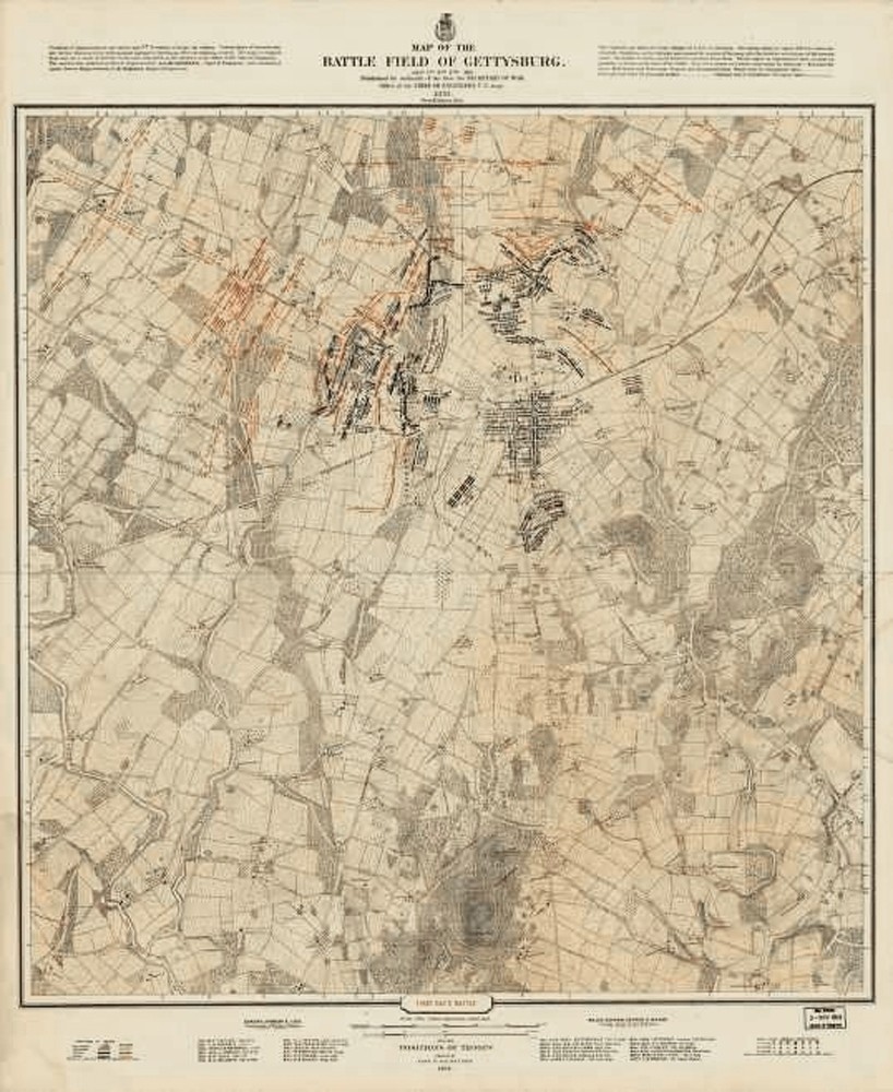 JOHN BACHELDER GETTYSBURG MAP SET - 28 MAPS COVERING THE THREE DAYS OF BATTLE  PLUS EAST CAVALRY FIELD