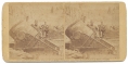 STEREO VIEW OF BATTERY #4 NEAR YORKTOWN FEATURING 1ST CONNECTICUT HEAVY ARTILLERY OFFICER LATER KILLED AT FREDERICKSBURG WITH THE 14TH CONNECTICUT INFANTRY