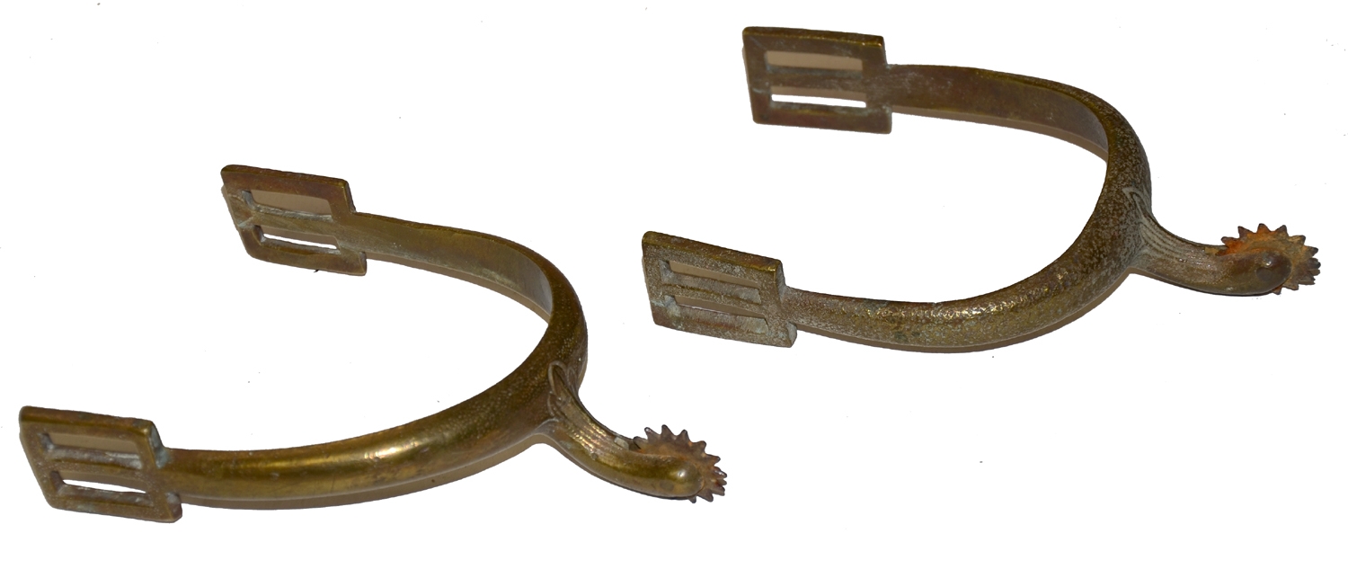 PAIR US ENLISTEDMAN’S CAVALRY SPURS FROM THE SHIELDS MUSEUM COLLECTION – RECOVERED ON THE FIRST DAY’S BATTLEFIELD WEST OF GETTYSBURG
