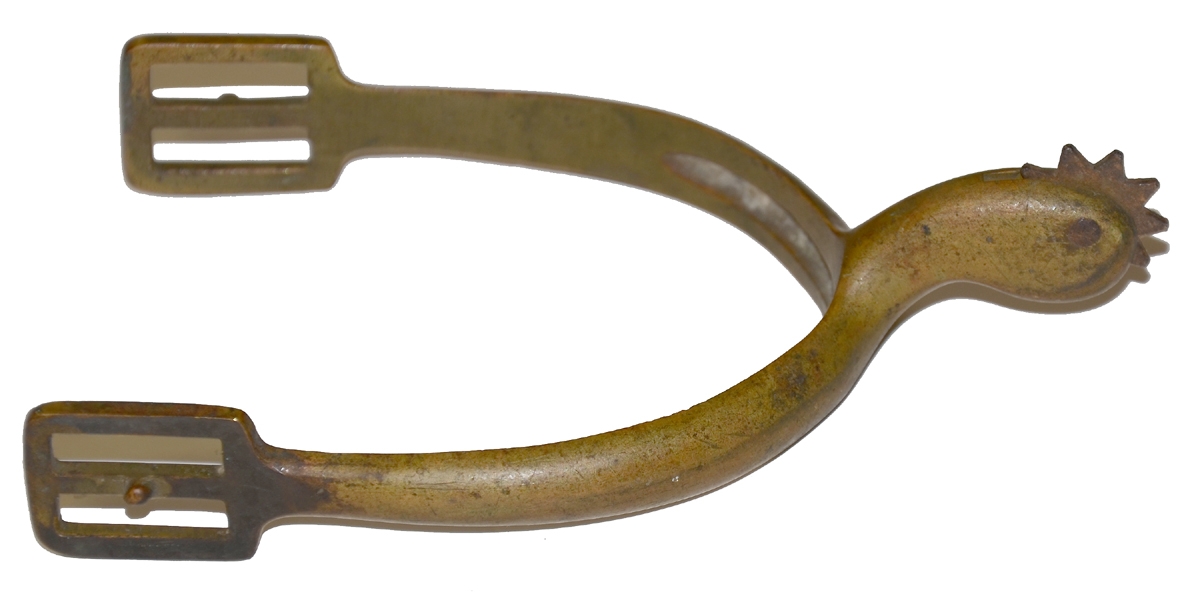 LARGE BRASS CAVALRY SPUR