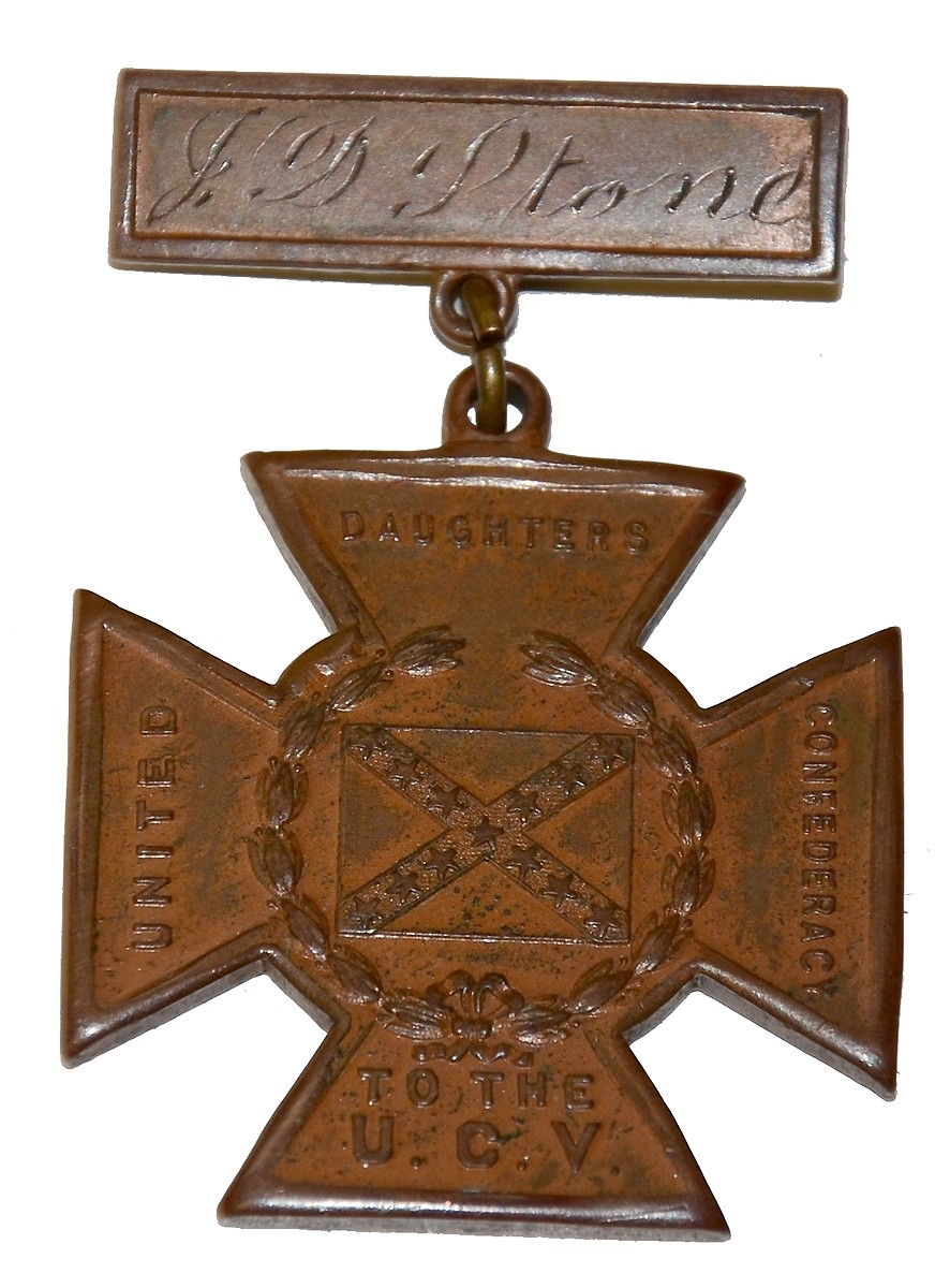 UCV SOUTHERN CROSS OF HONOR FOR J.D STONE 