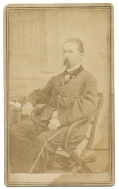 SEATED CDV OF 53RD & 102ND NEW YORK SURGEON