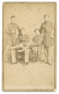 CDV OF FOUR MARINES IN SAN FRANCISCO