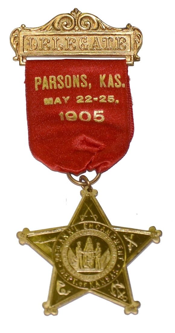 1905 DEPARTMENT OF KANSAS GAR ENCAMPMENT MEDAL