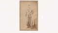 EARLY BASEBALL CARTE DE VISITE PHOTOGRAPH OF “HENRY KLUNK 2ND BASEMAN B.B.B. CLUB”