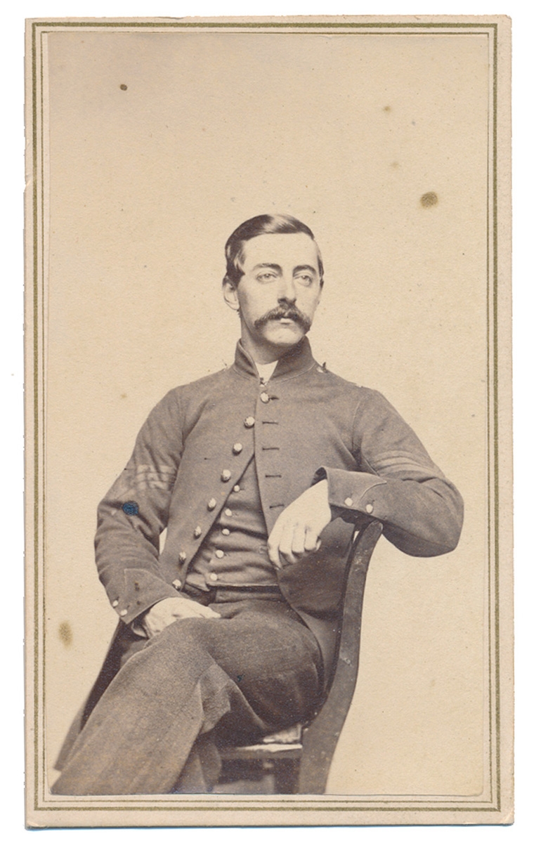 CDV OF CHARLES H. FLANDERS, 3RD MASSACHUSETTS HEAVY ARTILLERY