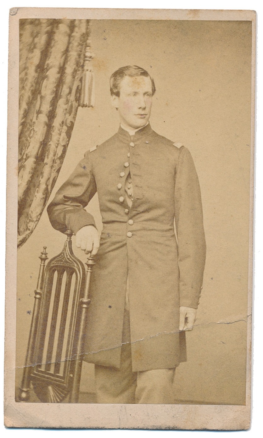 CDV OF GEORGE HICKS, 17TH VERMONT INFANTRY