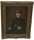 PRESENTATION SWORD AND POST-WAR PAINTING OF CAPTAIN JOHN U. KREIDLER, 108TH OHIO INFANTRY