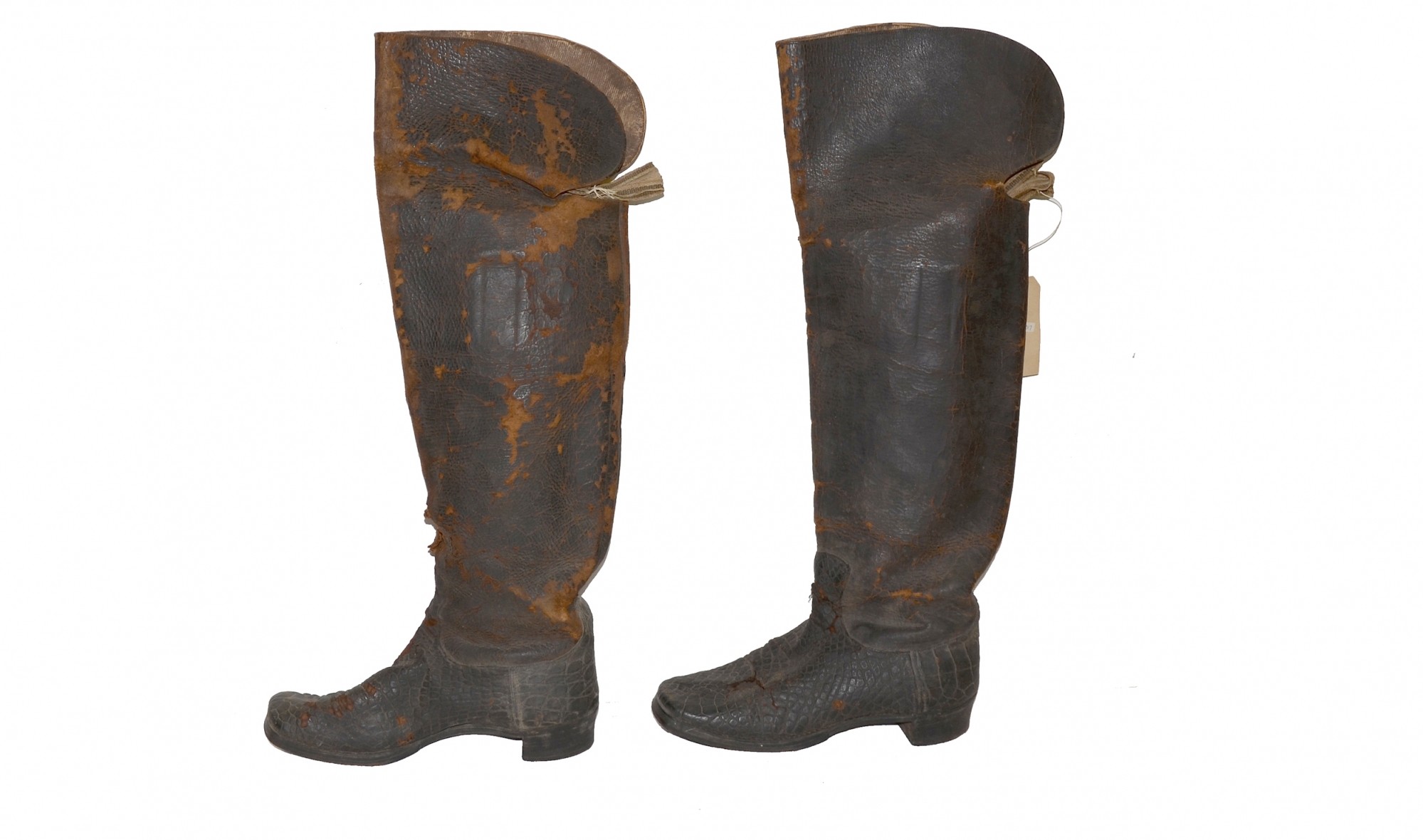 BOOTS STATED TO BE THOSE WORN BY GENERAL SAMUEL K. ZOOK WHEN KILLED AT GETTYSBURG & OTHER RELATED ITEMS