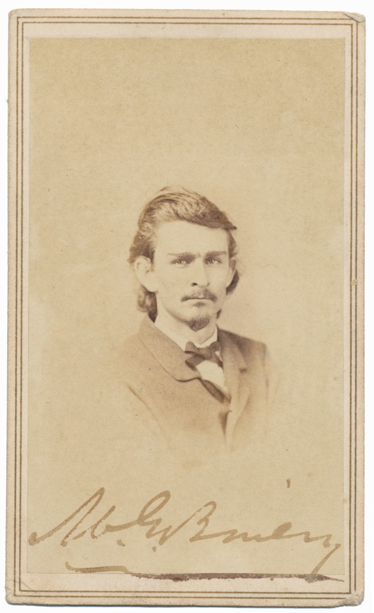 SIGNED CDV OF 81ST OHIO OFFICER WHO ALSO HAD NAVY SERVICE – MAHLON G. BAILEY