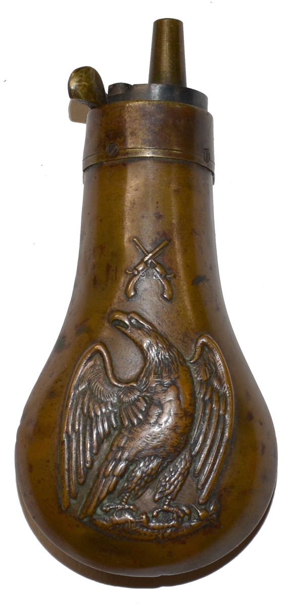 “EAGLE” POWDER FLASK FOR REVOLVERS