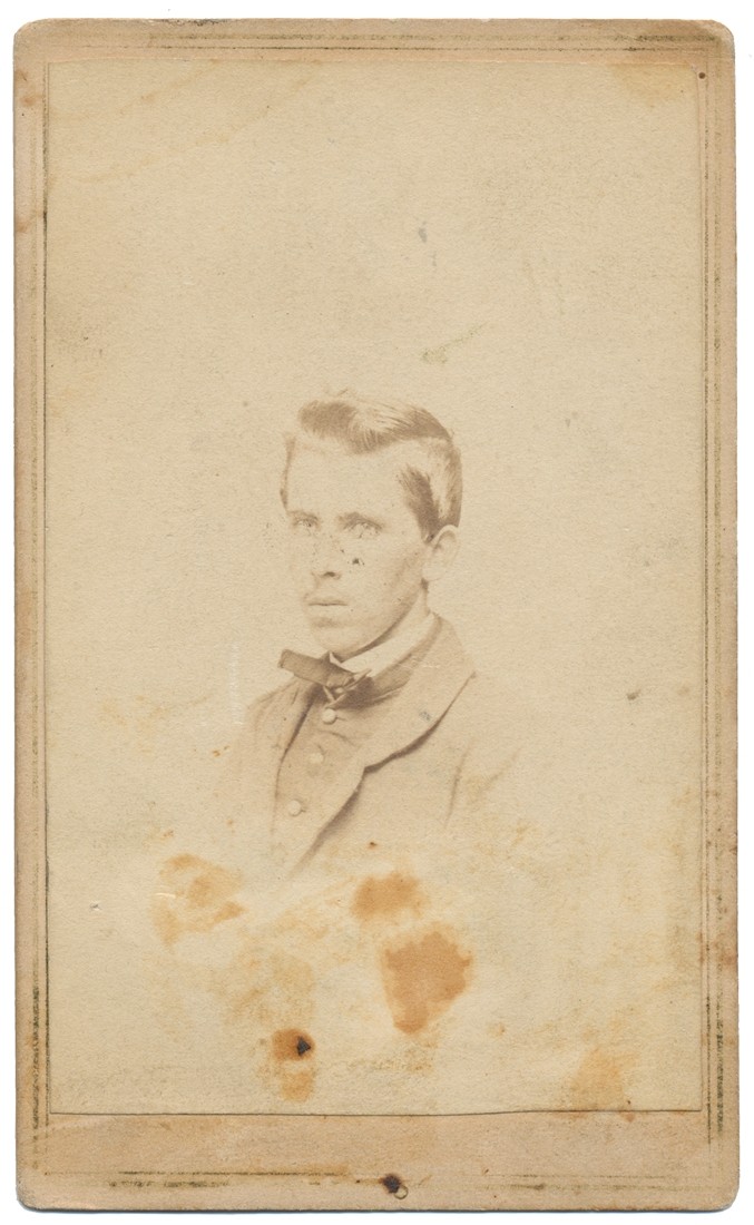 ID’D BUST VIEW OF 6TH US CAVALRY SOLDIER, RICHARD PEARSON