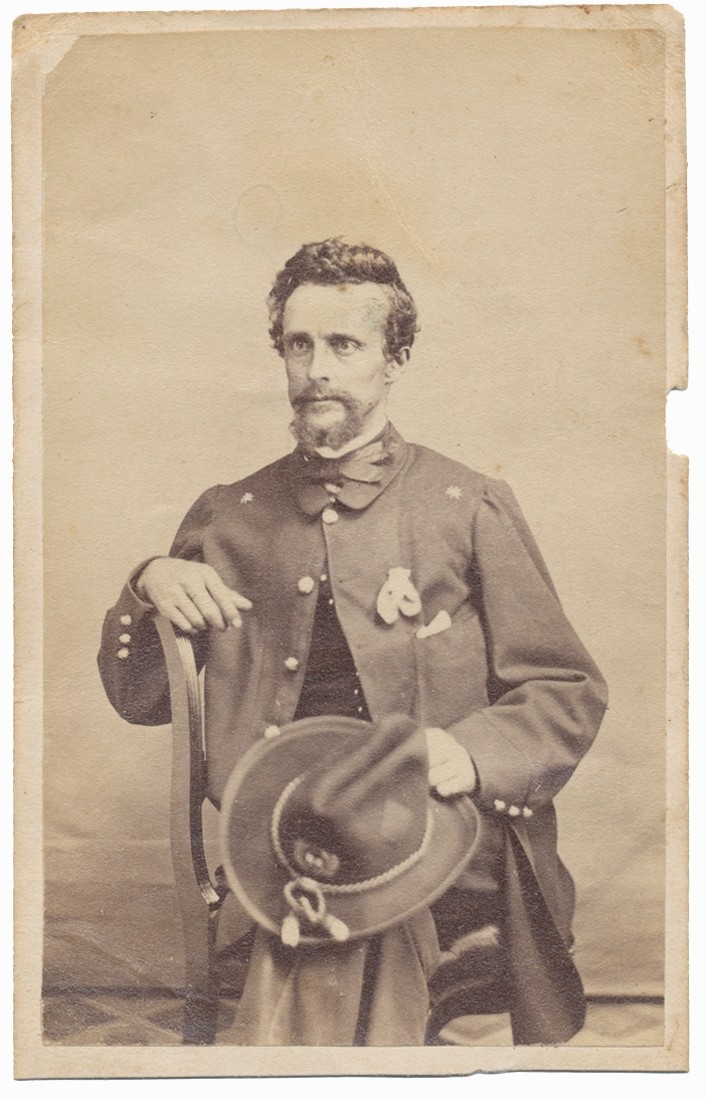 FANTASTIC IMAGE OF A SURGEON & LATER LIEUTENANT COLONELWHO WAS LATER KILLED IN ACTION – DR. JONAS W. LYMAN