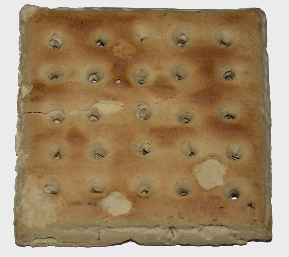 PIECE OF CIVIL WAR HARDTACK 