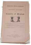 BATTLE OF GETTYSBURG / UNITED STATES CHRISTIAN COMMISSION / SECOND REPORT OF THE COMMITTEE OF MARYLAND