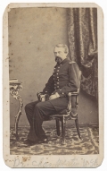 FULL SEATED VIEW OF US NAVAL SURGEON TAKEN IN ITALY – CHARLES MARTIN