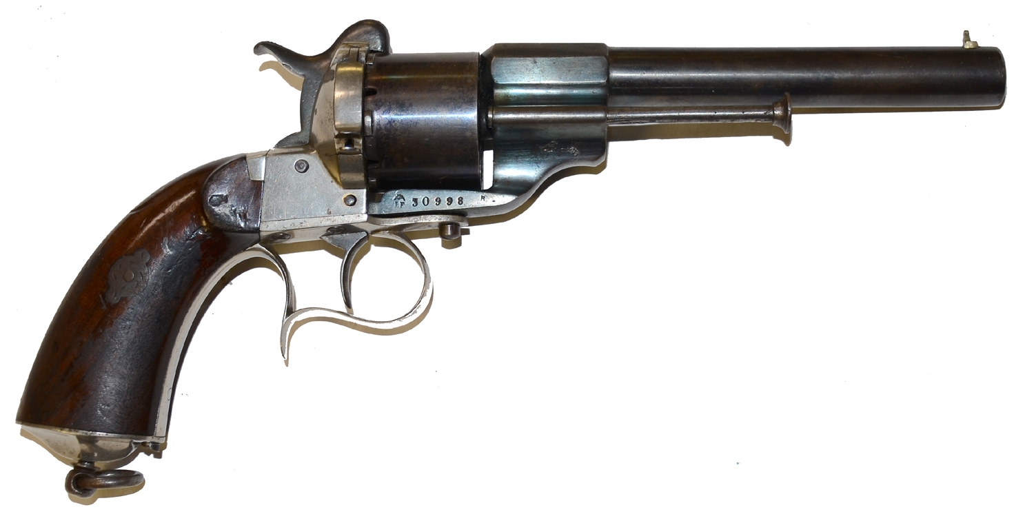 EXCELLENT LEFAUCHEUX PINFIRE REVOLVER