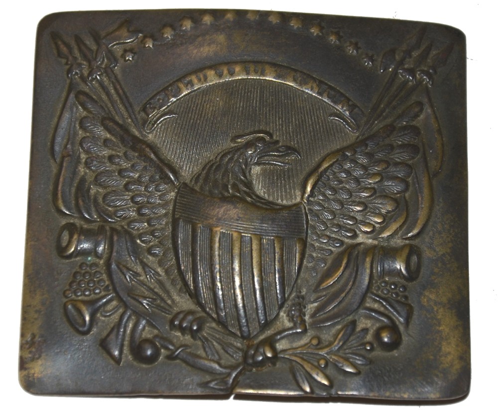 U.S. MILITIA OFFICER'S BELT PLATE 1818-1835 — Horse Soldier