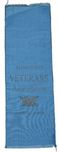 SOMERSET COUNTY MAINE VETERANS RIBBON, COL. DYER ESTATE 15th MAINE