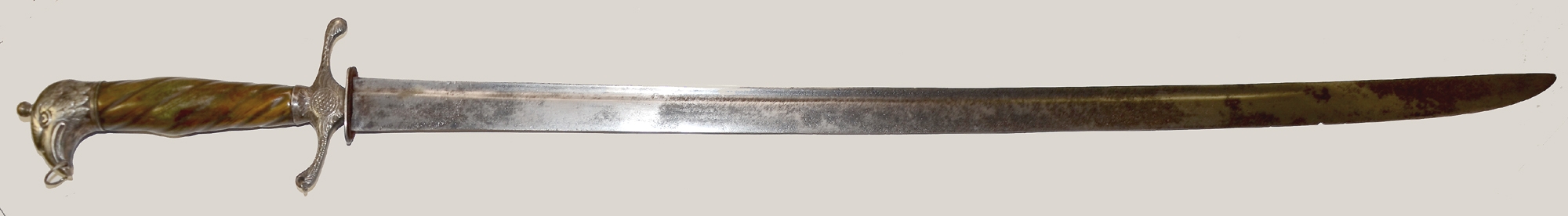 REVOLUTIONARY WAR SILVER HILT EAGLEHEAD CUTTOE