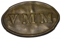 RARE MAINE VOLUNTEER MILITIA CARTRIDGE BOX PLATE FROM THE MOLLUS COLLECTION