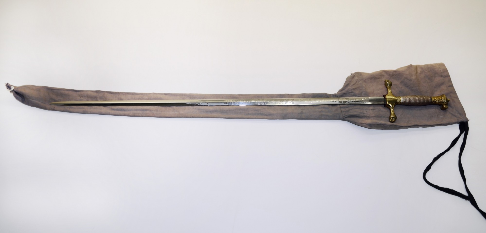 WEST POINT CADET SWORD WITH SCABBARD, ID’D TO CLASS OF 1932