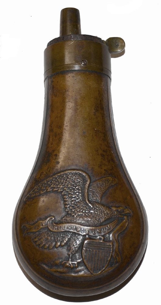 “EAGLE” POWDER FLASK FOR REVOLVERS