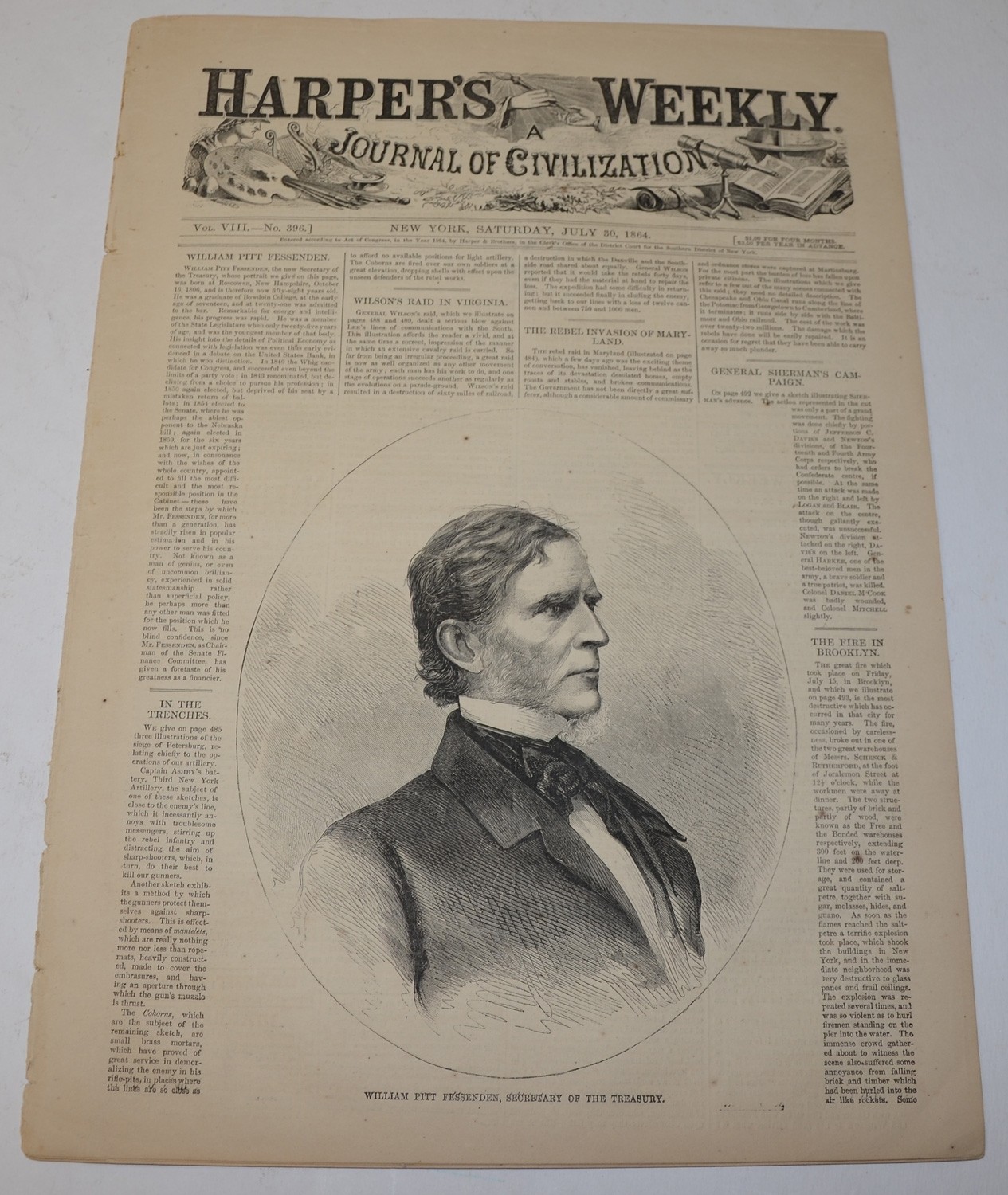 HARPER’S WEEKLY – JULY 30, 1864 