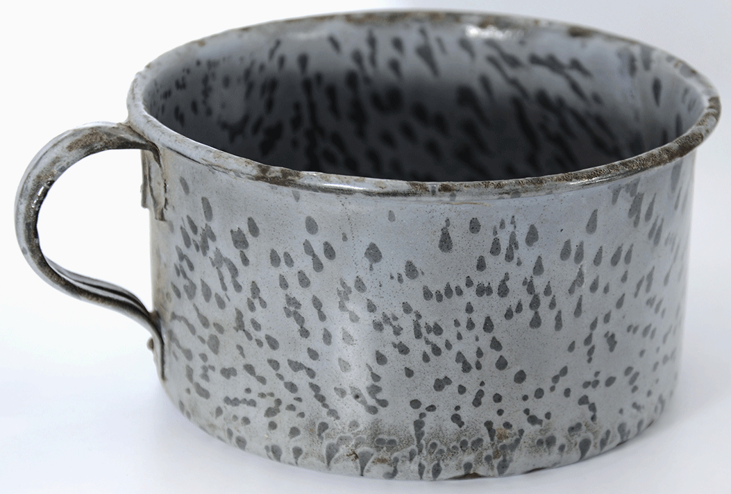 EXPERIMENTAL MODEL 1903 ARMY GRANITEWARE CUP