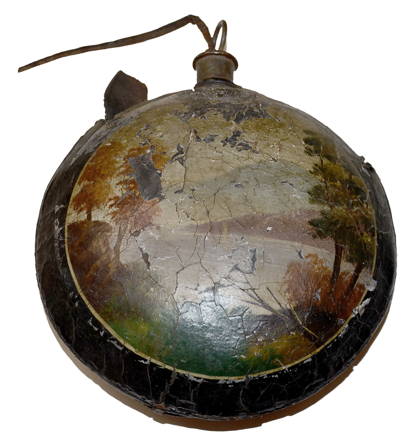 VETERAN PAINTED CANTEEN: NATURE HAS THE LAST WORD