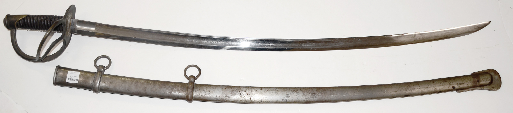 UNMARKED MODEL 1840 “WRIST BREAKER” WITH SCABBARD