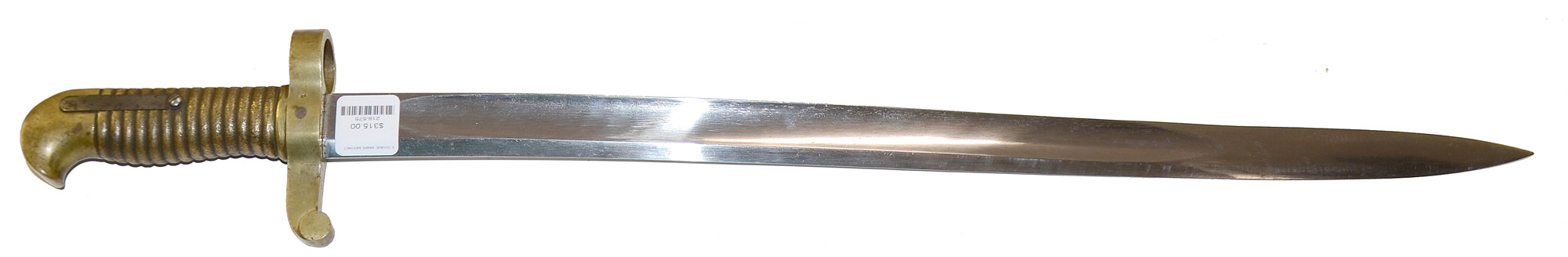 ORIGINAL CIVIL WAR ‘ZOUAVE’ SABER BAYONET
