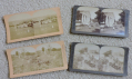 LOT OF FOUR STEREO CARDS WITH GETTYSBURG & ARLINGTON SUBJECTS